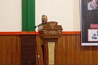 Sekretaris Daerah Provinsi Kalimantan Tengah (Prov. Kalteng) H. Nuryakin menghadiri Seminar Bisnis dan Parade Coaching UMKM (Usaha Menengah Kecil dan Mikro), bertempat di Aula Utama IAIN Palangka Raya, Kamis (25/04/2024).