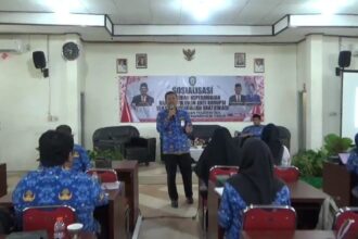 Guna memperkuat integritas pegawai di lingkup pemerintah kotawaringin timur digelar sosialisasi penyuluhan anti korupsi dan pengendalian gratifikasi.