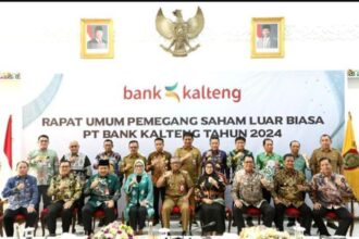 Penjabat (Pj) Bupati Seruyan  Djainuddin Noor, menghadiri Rapat Umum Pemegang Saham (RUPS) Luar Biasa 2024 di Istana Isen Mulang Gubernur Kalimantan Tengah. Senin ( 28/10/2024 )