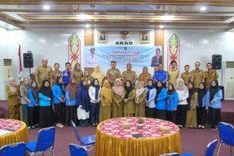 Asisten Pemerintahan dan Kesejahteraan Rakyat Agus Suharto membuka Sosialisasi Pengarusutamaan Gender (PUG) Melalui Perencanaan dan Penganggaran Responsif Gender (PPRG) di Kabupaten Seruyan Tahun 2024, Senin (25/11/2024).