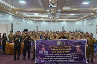 Penjabat (Pj) Bupati Seruyan, Djainuddin Noor menghadiri kegiatan Jaksa Garda Desa (Jaga Desa) yang dilaksanakan oleh Kejaksaan Negeri Seruyan, di Aula Kantor Badan Keuangan dan Aset Daerah (BKAD),Selasa (10/12/2024).