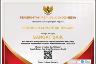 Pemprov Kalteng Raih Penghargaan