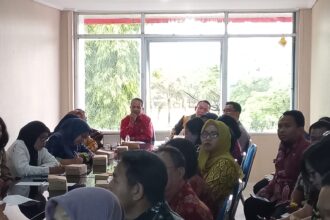 PIMPIN RAPAT : Plt. Kepala Biro Organisasi, Betri Susilawati pimpin rapat pembentukan tim untuk mendukung pelaksanaan Reformasi Birokrasi (RB) Berdampak di Pemerintah Provinsi Kalimantan Tengah di tahun 2025, Kamis (30/1/2025). (foto:mmc)