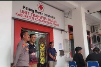 Seniwantoko  selaku Humas Unit Transfusi Darah PMI Kotim