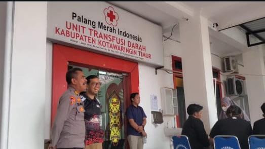 Seniwantoko  selaku Humas Unit Transfusi Darah PMI Kotim