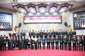 PARIPURNA : Gubernur Kalteng H Agustiar Sabran hadiri Rapat Paripurna (Rapur) Ke-4 Masa Persidangan II Tahun Sidang 2025, di Ruang Rapat Paripurna DPRD Prov Kalteng, Rabu (5/3/2025). (foto:ist)