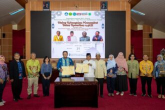 Dalam rangka meningkatkan kapasitas mahasiswa di bidang keagamaan. Universitas Palangka Raya (UPR) bersama Majelis Ulama Indonesia (MUI) Kalimantan Tengah menandatangani Memorandum of Understanding (MoU) serta Perjanjian Kerja Sama, Selasa (4/3/2025).