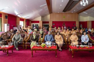 SEMINAR : Lembaga Penelitian dan Pengabdian kepada Masyarakat (LPPM) Universitas Palangka Raya (UPR) bekerja sama dengan Dharma Wanita Persatuan (DWP) UPR menggelar seminar nasional, Rabu (16/4/2025). (foto:ist)