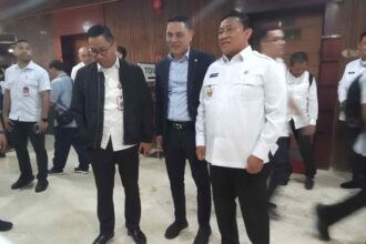 RDP : Wagub Kalteng Edy Pratowo menghadiri Rapat Kerja dan Rapat Dengar Pendapat di Ruang Rapat Komisi II, Gedung Nusantara DPR RI, Jalan Jenderal Gatot Subroto, Senayan, Jakarta Pusat, Rabu (30/4/2025). (foto:ist)