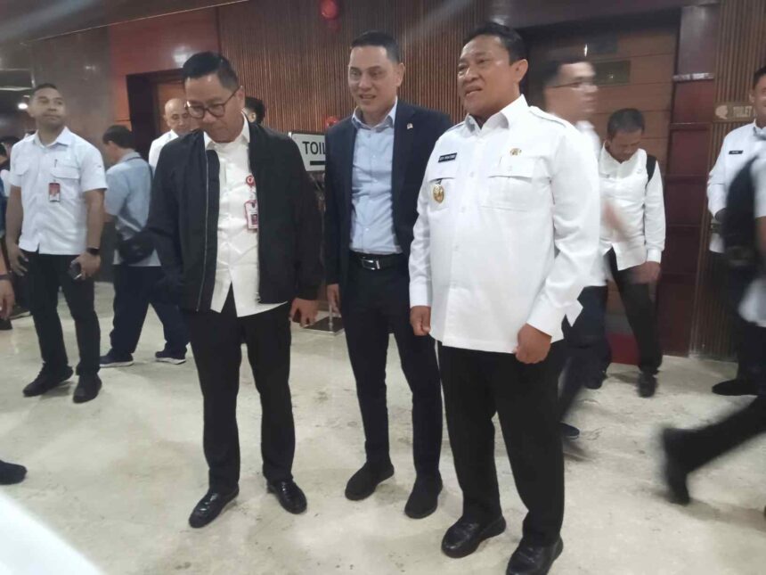 RDP : Wagub Kalteng Edy Pratowo menghadiri Rapat Kerja dan Rapat Dengar Pendapat di Ruang Rapat Komisi II, Gedung Nusantara DPR RI, Jalan Jenderal Gatot Subroto, Senayan, Jakarta Pusat, Rabu (30/4/2025). (foto:ist)