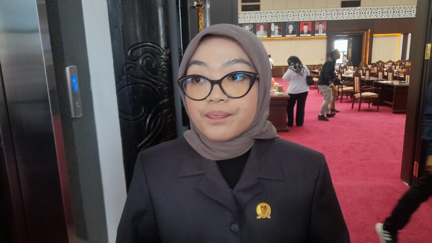 Wakil Ketua I DPRD Provinsi Kalteng, Riska Agustin (Foto : Pri)