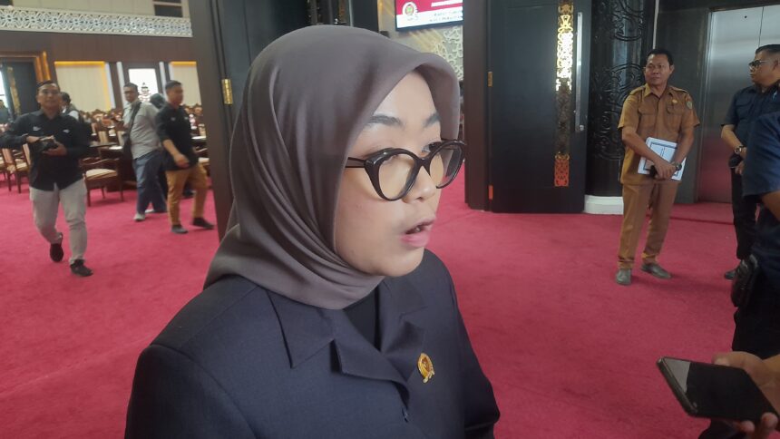 Wakil Ketua I DPRD Provinsi Kalteng, Riska Agustin (Foto : Pri)
