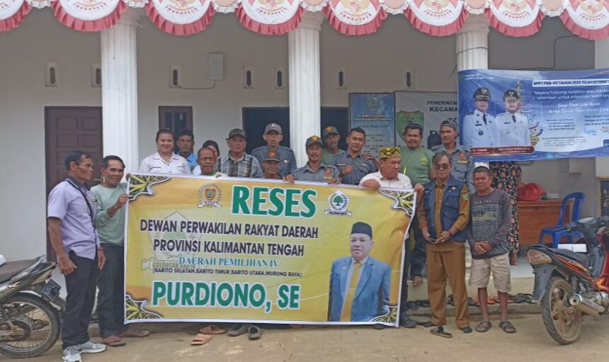 Kegiatan reses perseorangan di Desa Netampin, kecamatan Dusun Tengah, Kabupaten Barito Timur (Foto : Ist)