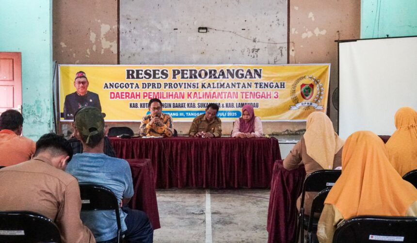 Kegiatan reses perseoranagan di wilayah Dapil III Kalteng (Foto : Ist)