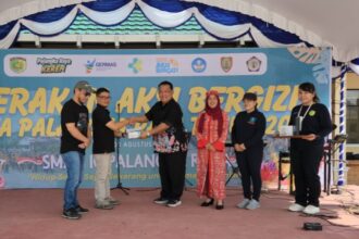 Kampanye Gerakan Aksi Bergizi di SMA Negeri 10 Palangka Raya (Foto : Ist)