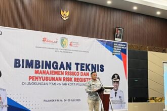 Bimtek Manajemen Risiko dan Penyusunan Risk Register di Alltrue Hotel Palangka Raya (Foto : Ist)