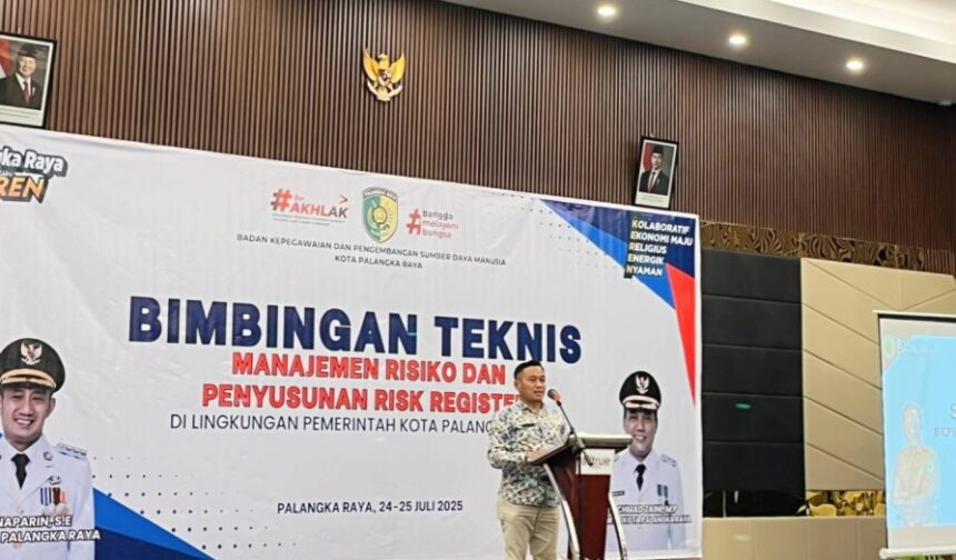 Bimtek Manajemen Risiko dan Penyusunan Risk Register di Alltrue Hotel Palangka Raya (Foto : Ist)