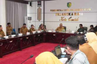 Suasana rapat pembentukan Satgas MBG di Aula Peteng Karuhei I, Kantor Wali Kota Palangka Raya (Foto : Ist)