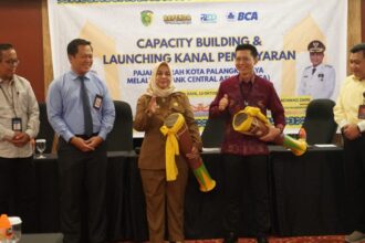 Kegiatan Capacity Building dan Launching Kanal Pembayaran Pajak Daerah di Hotel Aquarius Palangka Raya (Foto : Ist)