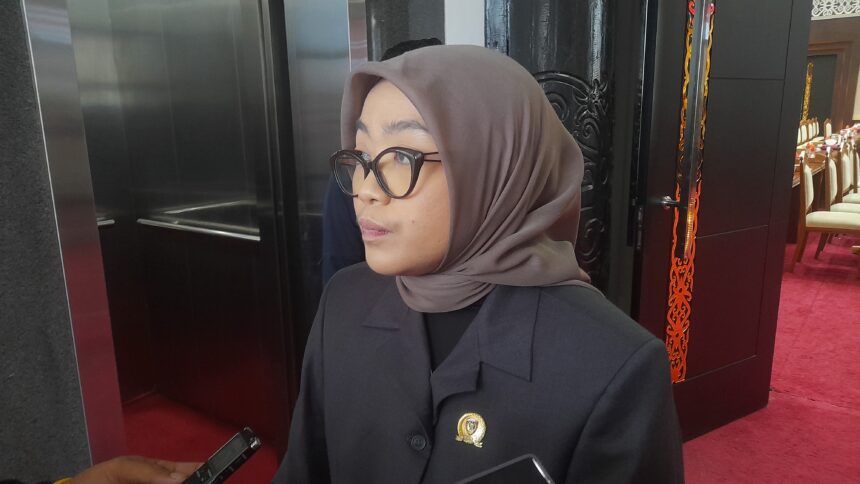 Wakil Ketua I DPRD Provinsi Kalteng, Riska Agustin (Foto : Pri)