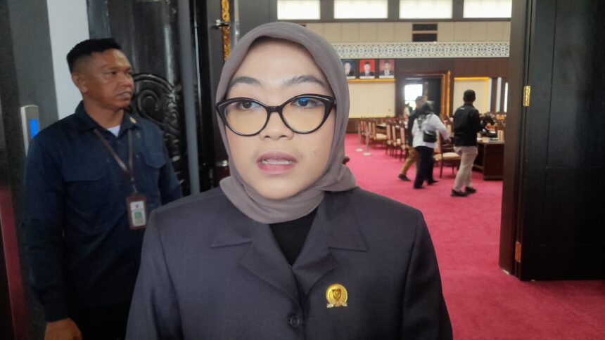 Wakil Ketua I DPRD Kalteng, Riska Agustin (Foto : Nopri)