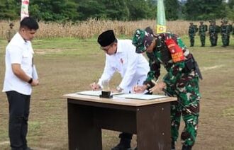 Pembukaan kegiatan TMMD Reguler ke-126 Tahun 2025 Kodim 1013/Muara Teweh (Foto : Ist)