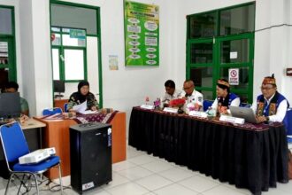 Pelaksanaan penilaian akreditasi hari kedua yang berlangsung di Aula Labkesda (Foto : Ist)
