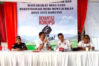 Desa Bukit Sawit, Kecamatan Teweh Selatan, Barito Utara, meraih predikat Desa Antikorupsi terbaik 2025 (Foto : Ist)