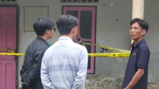 Penampakan sebuat kos tempat ditemukannya sebuah granat (Foto : Ist)