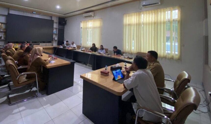 Kegiatan Entry Meeting BPK RI terkait Pemeriksaan Kinerja atas Kebijakan dan Strategi Pemerintah Daerah dalam rangka mewujudkan Ketahanan Pangan di Kabupaten Kapuas (Foto :Ist)