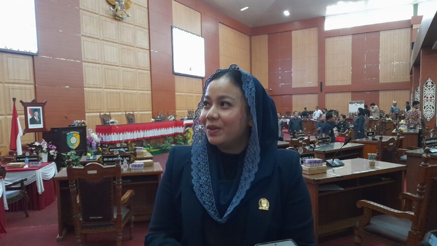 Sekretaris Komisi III DPRD Kota Palangka Raya, Rana Muthia Oktari (Foto : Nopri)