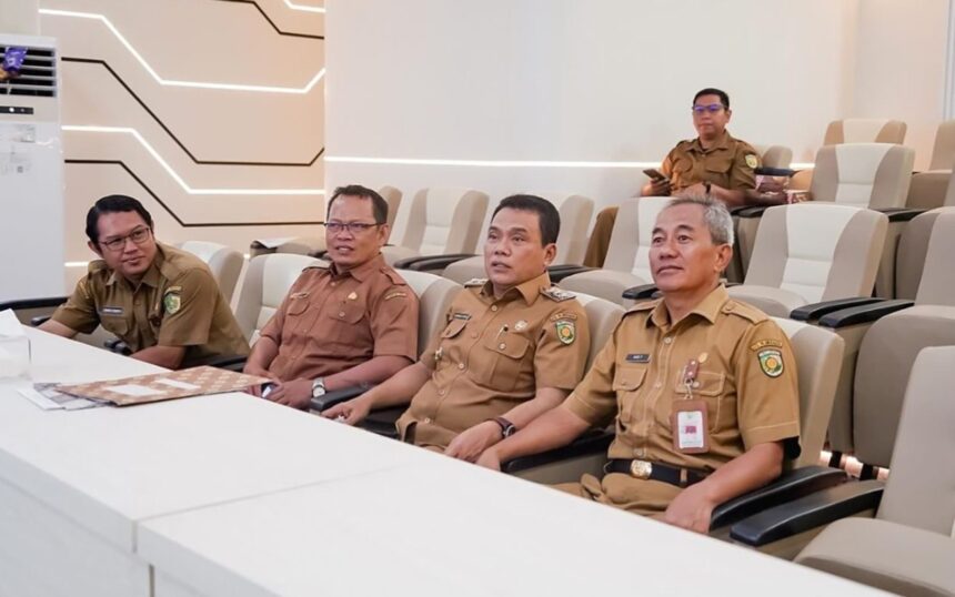 Wakil Wali Kota Palangka Raya, Achmad Zaini sedang mengikuti Rakor Pengendalian Inflasi Tahun 2026 (Foto : Ist)